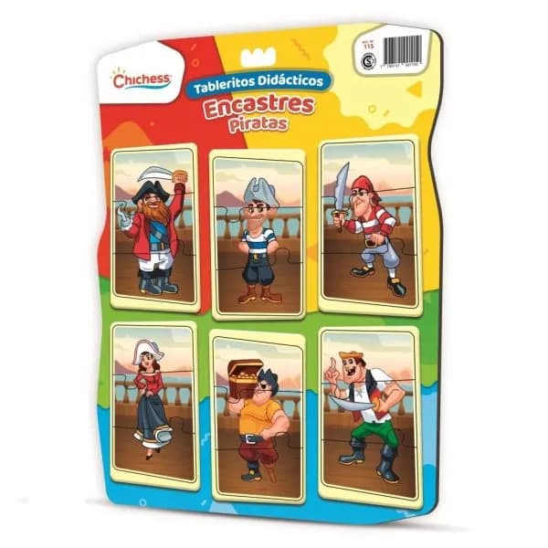Encastres Didácticos – Piratas
