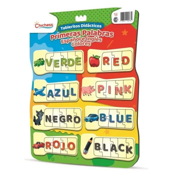 Primeras Palabras (Español E Inglés) – Colores