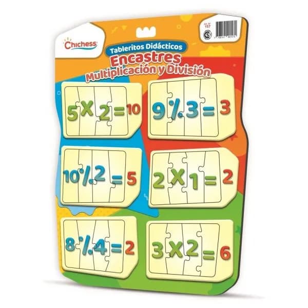 Encastres Didácticos – Multiplicación Y División