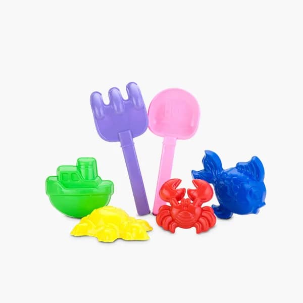 Juego De Pala Y Rastrillo Chicos • 4 Moldes